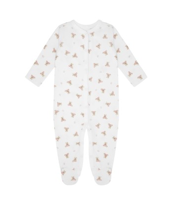 Ralph Lauren Baby Girls Bear Babygrow in White sélection de produits