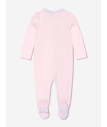 Ralph Lauren Baby Girls Cotton Babygrow in Pink les muscles