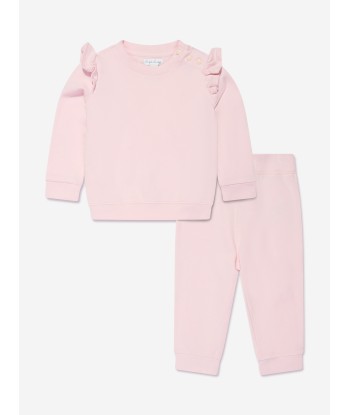 Ralph Lauren Baby Girls Ruffle Tracksuit in Pink Venez découvrir notre 