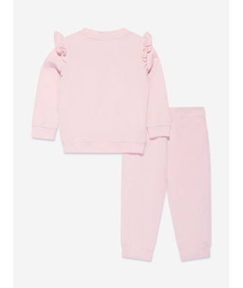 Ralph Lauren Baby Girls Ruffle Tracksuit in Pink Venez découvrir notre 