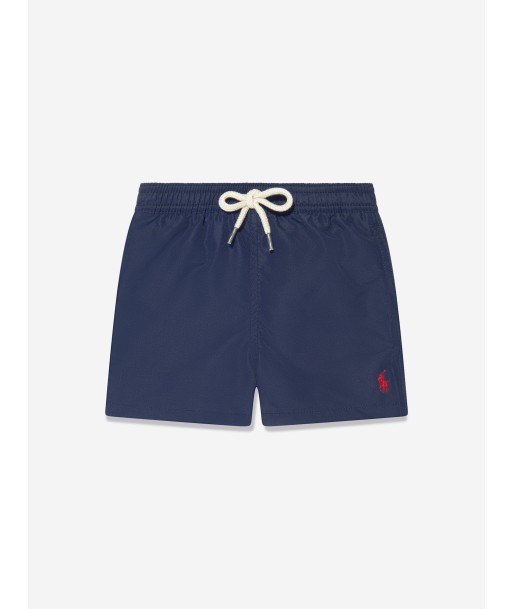 Ralph Lauren Boys Logo Swim Shorts in Navy pas cher 