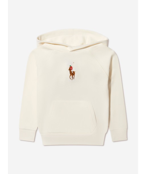 Ralph Lauren Girls Logo Hoodie in White online