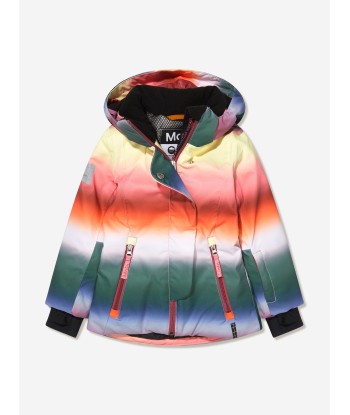 Molo Girls Rainbow Striped Ski Jacket plus qu'un jeu 