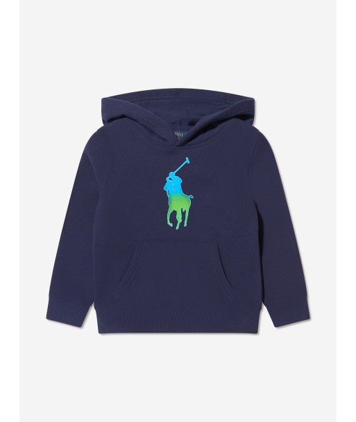 Ralph Lauren Boys Logo Hoodie in Navy Véritable concentré