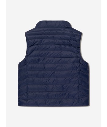 Ralph Lauren Boys Reversible Gilet in Navy pas cher chine