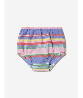 Ralph Lauren Baby Girls Striped Dress With Knickers in Multicolour offre 