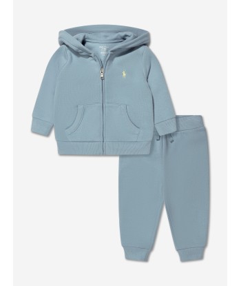 Ralph Lauren Baby Boys Logo Tracksuit in Blue Les magasins à Paris et en Île-de-France