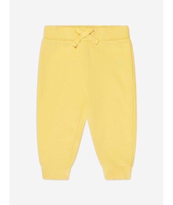 Ralph Lauren Baby Girls Logo Tracksuit in Yellow Paris Déstockage Promo