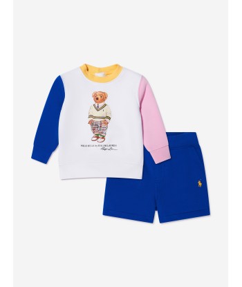 Ralph Lauren Baby Boys Bear Shorts Set in Multicolour Amélioration de cerveau avec