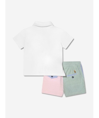 Ralph Lauren Baby Boys Shorts Set in White acheter