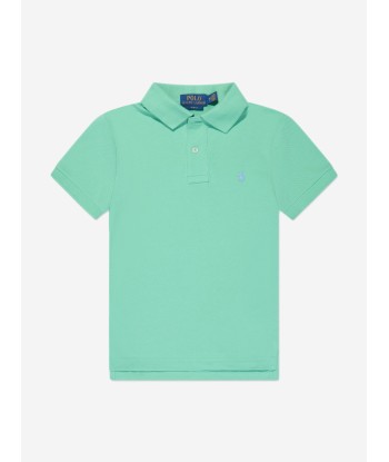 Ralph Lauren Boys Slim Fit Logo Polo Shirt in Green store