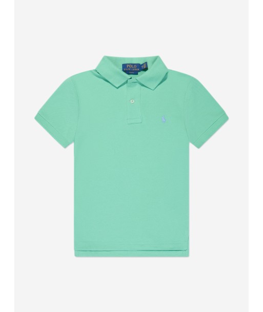 Ralph Lauren Boys Slim Fit Logo Polo Shirt in Green store