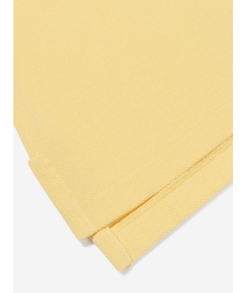 Ralph Lauren Boys Slim Fit Logo Polo Shirt in Yellow français