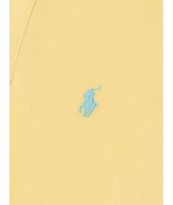 Ralph Lauren Boys Slim Fit Logo Polo Shirt in Yellow français