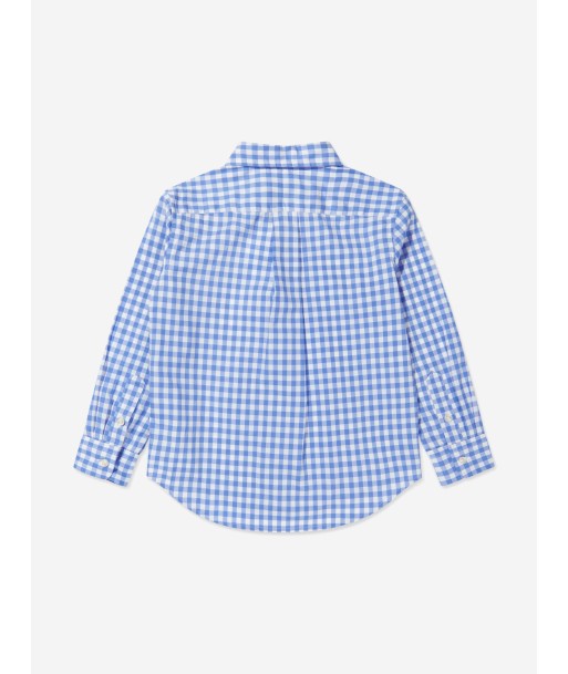 Ralph Lauren Boys Gingham Shirt in Blue 2 - 3 jours ouvrés.