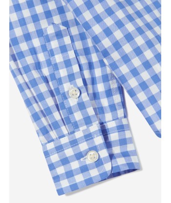 Ralph Lauren Boys Gingham Shirt in Blue 2 - 3 jours ouvrés.