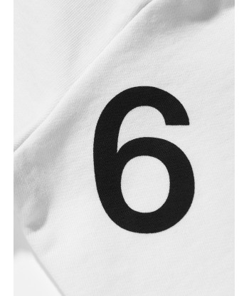 MM6 Maison Margiela Kids Cropped Logo Hoodie store