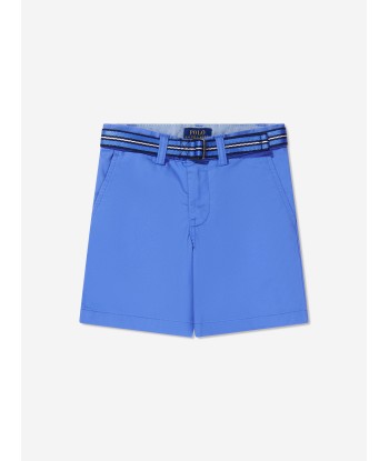 Ralph Lauren Boys Bedford Shorts in Blue les muscles