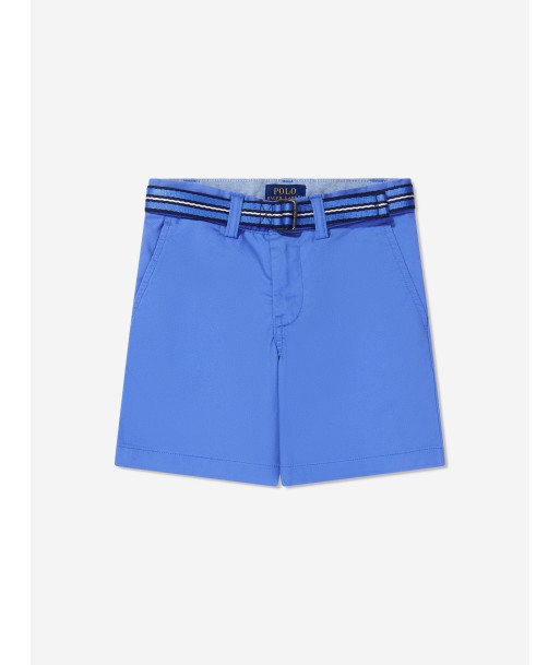 Ralph Lauren Boys Bedford Shorts in Blue les muscles