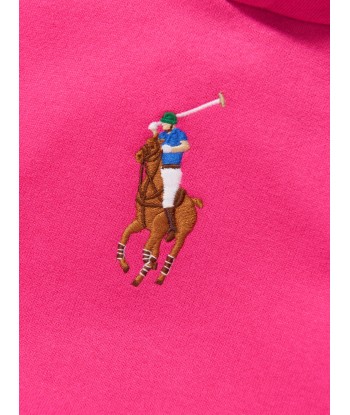 Ralph Lauren Girls Logo Hoodie in Pink Dans la société mordern