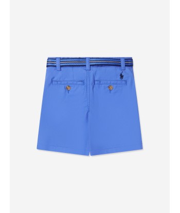 Ralph Lauren Boys Bedford Shorts in Blue les muscles