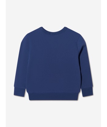 Ralph Lauren Boys Bear Sweatshirt in Navy Fin de série