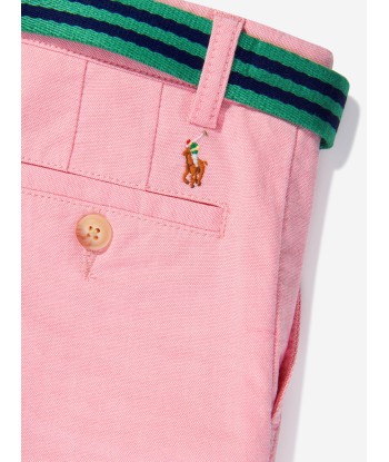 Ralph Lauren Boys Bedford Shorts in Pink france