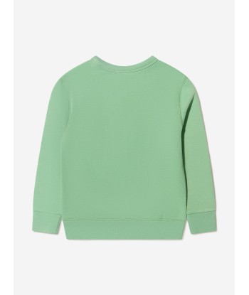 Ralph Lauren Boys Bear Sweatshirt in Green Les magasins à Paris