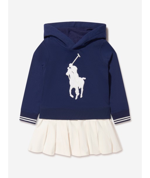 Ralph Lauren Girls Hooded Logo Tennis Dress in Navy Comment ça marche