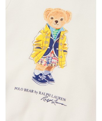 Ralph Lauren Girls Bear Hoodie in Ivory une grave pollution 