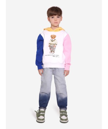 Ralph Lauren Boys Bear Hoodie in Multicolour basket pas cher