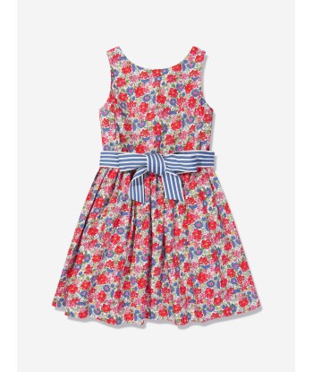 Ralph Lauren Girls Sleeveless Floral Dress in Multicolour Dans la société mordern