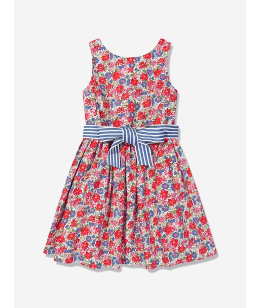 Ralph Lauren Girls Sleeveless Floral Dress in Multicolour Dans la société mordern