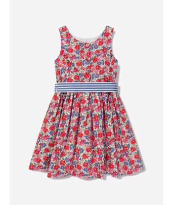 Ralph Lauren Girls Sleeveless Floral Dress in Multicolour Dans la société mordern