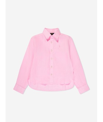 Ralph Lauren Girls Sports Shirt in Pink Par le système avancé 