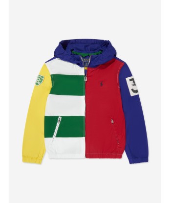 Ralph Lauren Boys Colourblock Windbreaker in Multicolour Venez acheter