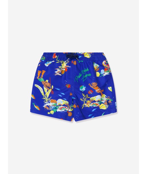 Ralph Lauren Boys Swim Shorts in Blue à prix réduit toute l'année