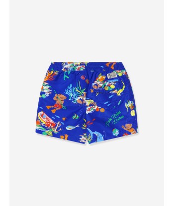 Ralph Lauren Boys Swim Shorts in Blue à prix réduit toute l'année