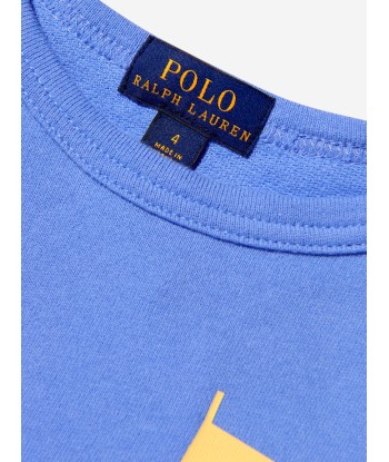 Ralph Lauren Boys Polo Logo Sweatshirt in Blue vous aussi creer 