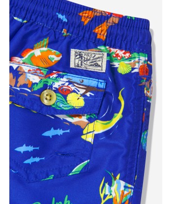 Ralph Lauren Boys Swim Shorts in Blue à prix réduit toute l'année