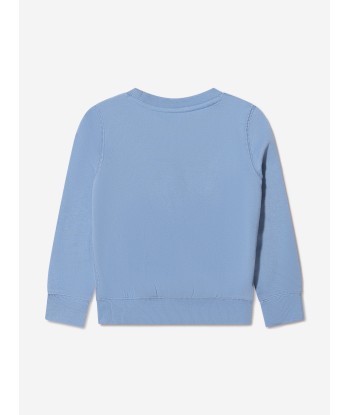 Ralph Lauren Girls Bear Sweatshirt in Blue à prix réduit toute l'année