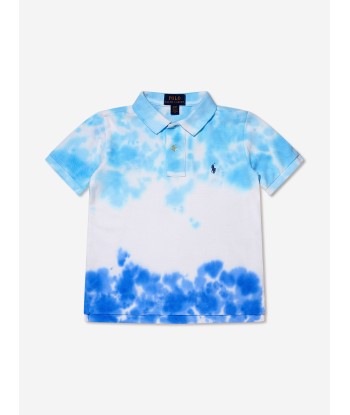 Ralph Lauren Boys Tie Dye Polo Shirt in Blue Jusqu'à 80% De Réduction