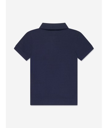 Ralph Lauren Boys Logo Polo Shirt in Navy Dans la société mordern