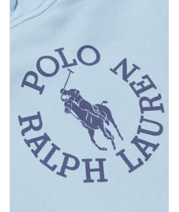 Ralph Lauren Boys Logo Zip Up Hoodie in Blue Le MVP de beaucoup