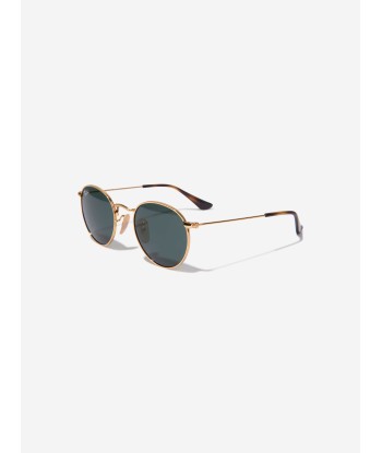 Ray-Ban Kids Round Suglasses in Gold pas chere