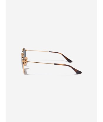 Ray-Ban Kids Round Suglasses in Gold pas chere