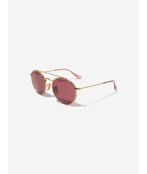 Ray-Ban Girls Round Double Bridge Sunglasses en linge