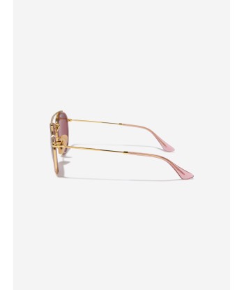 Ray-Ban Girls Round Double Bridge Sunglasses en linge