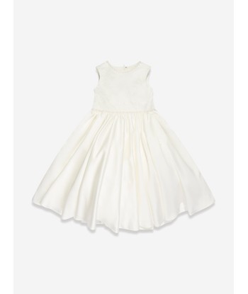 Sarah Louise Girls Ceremonial Ballerina Length Dress in White store