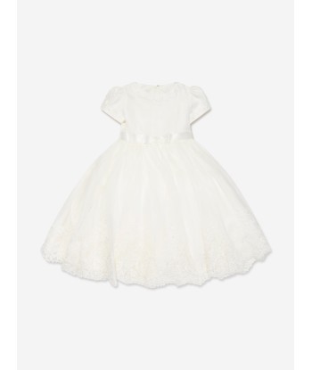 Sarah Louise Girls Ceremonial Ballerina Length Dress in Ivory Les magasins à Paris